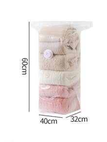 1piece Thickened, Non-Pumping, Three-Dimensional Vacuum Compression Bag Storage Bag For Clothes, Quilts, Quilts, Down Jackets, Special Bags