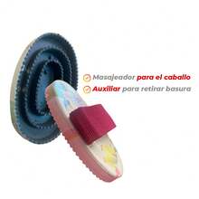 Kit de Cepillos para Caballo, Almohaza, Cepillo de Madera y Cepillo de Plastico para Crin, Cola y Pelaje en General - Kit - Ver 4