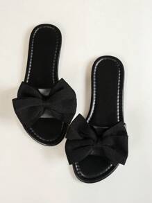 2024 New Round Toe Flat Sandals For Plus Size Women, Fashion & Elegant For Dress Matching, Summer