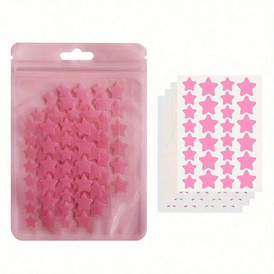 10/5/3/1 粉色星星脸部贴纸,拍照必备,可用于脸部彩绘,适合各种派对、聚会和娱乐活动,可用于化妆,价格实惠,可用于房间装饰、梳妆台、旅行、卧室、化妆配件、圣诞礼物、化妆工具、廉价商品、礼物、女士礼物、圣诞礼物、赠品、旅行、廉价商品、旅行必备品 - 彩色 - 查看 1