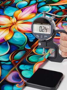 1 Roll Of Retro Frosted Thickened (Thickness/0.24mm) Romantic And Gorgeous Flower Symmetrical Brilliant Color Interweaving Colorful Mysterious DIY Home Decoration, No Glue Static Adsorption, Semi Transparent Insulation, Light Shielding, Sun Protection Suitable For Window Stickers On Home Bathroom Doors, 3D Colored Glass Film, Glass Stickers Room Decor Wall Decor Personalized Wall Stickers