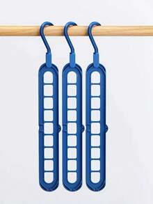 Expandable Folding 9-Holes Hanger, Storage Non-Slip Drying Clothes Rack Room Decor Home Decor Bed Room Decor Dress Pants Shoes Jeans Boots Skirt, Spring, Minimalist