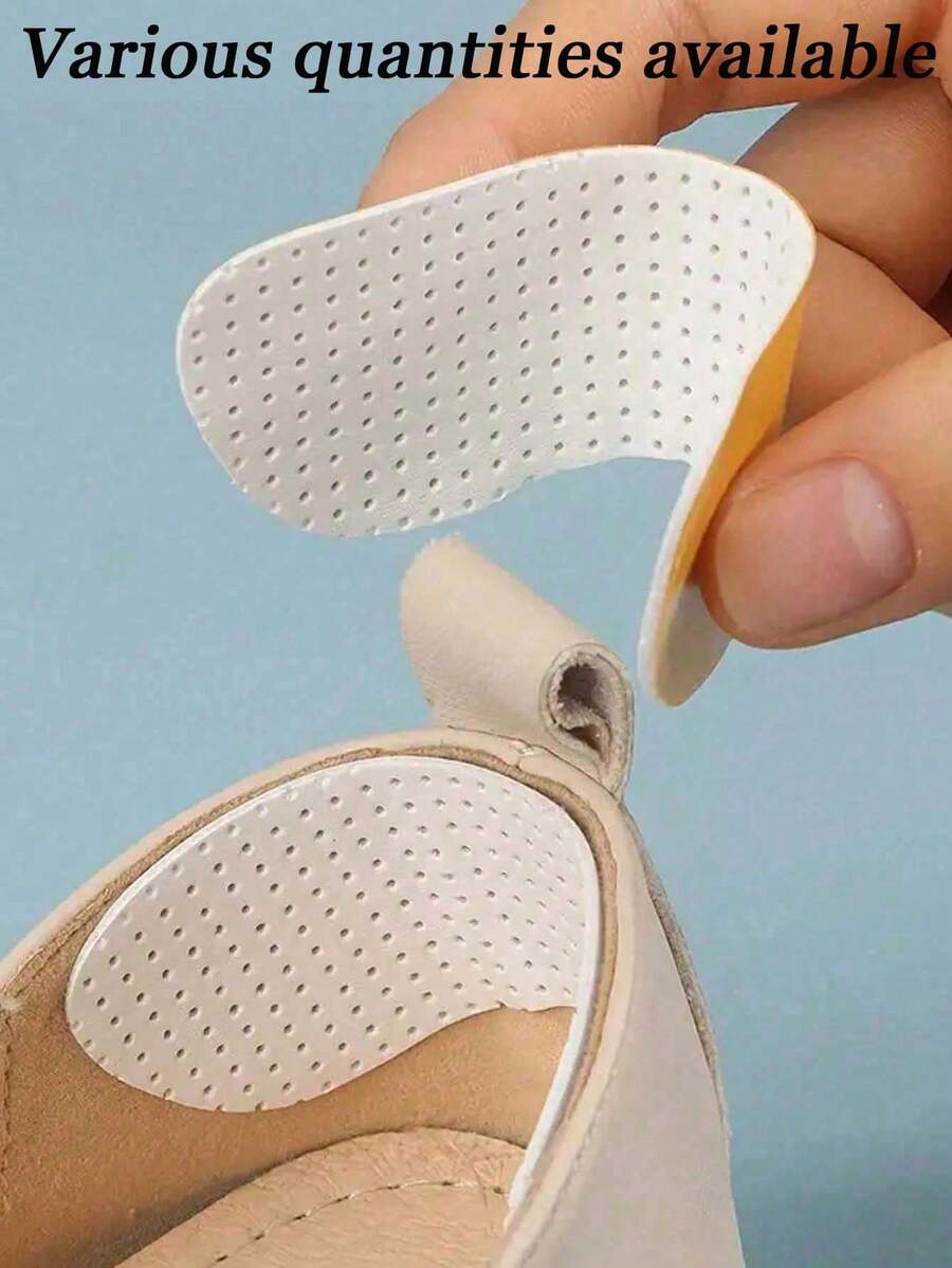 10pairs Soft Heel Stickers: Non-Slip, Shock-Absorbing Foot Pads, Anti-Wear For High Heels, Heel Stickers, Invisible Anti-Wear Stickers For High Heels And Sneakers, Suitable For Heel And Arch Protection.