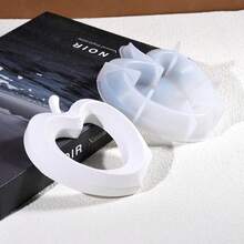 DIY 环氧树脂模具空心苹果装饰硅胶模具桌面艺术装饰 - 白色 - 查看 6