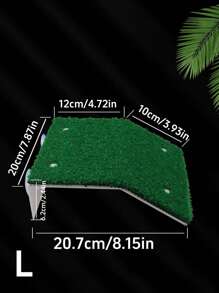 1pc Artificial Grass Platform For Turtles To Rest, Bask In Sun And Climb, Turtle Aquarium Decor, Habitat