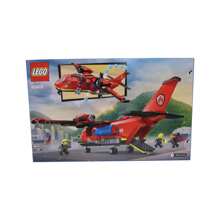 LEGO 60413 Bloques de construcción educativos de la serie City Fire Aircraft para niños y niñas, juguetes y regalos