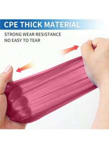 100 piezas de 13.8*7 pulgadas Cubiertas de zapatos desechables de PE para mantener el piso limpio, cubiertas de pie impermeables y antideslizantes para el hogar, la oficina, la escuela, zapatos y accesorios de botas