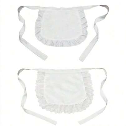 Meid Cosplay Schort Meid Cosplay Kostuum Halve Schort Serveerster Kostuum Meid Schort Schattige Prinses Stijl Schort Dagelijkse Slab Chinese Kleine Chef Schort