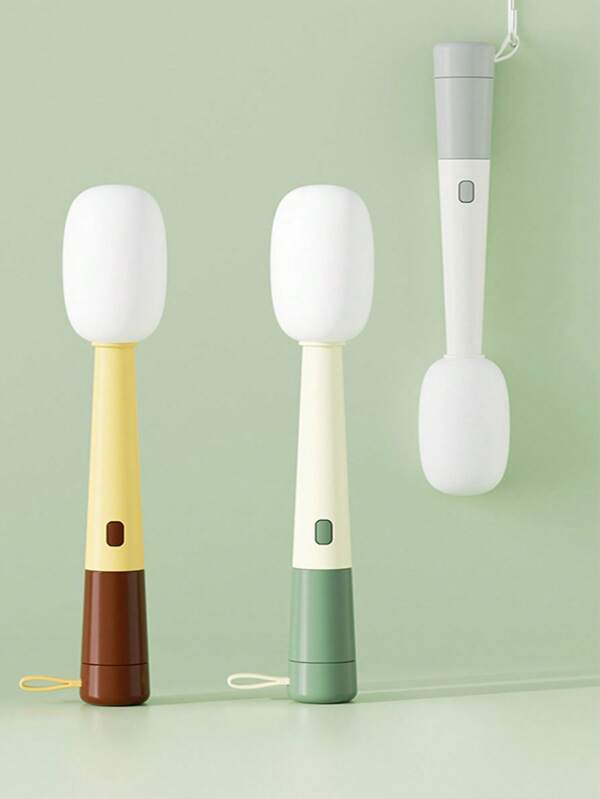 1pc Microphone Shaped Cup Cleaning Brush, 3-In-1 Multifunctional Tumbler Cleaning Tool With Long Handle