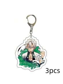 bandai Cartoon Bag Hanging Decoration Acrylic Key Chain : Kimetsu No Yaiba Iguro Obanai Cute Y2K Cartoon Pendant, Suitable For Shoulder Bags And Backpacks And Keys, The Perfect Gift For Fans, Cosplay Party Decoration Pendants Car Pendants Creative Anime Derivatives, Japanese Comic Pendants, Senior Anime Fans Collections, Otaku Series Gifts , Cheap Holiday Gifts