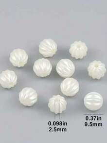 200/100 颗珍珠南瓜珠，适用于项链、手链、工艺品、婚礼装饰、珠宝 DIY - 南瓜珠 - 查看 2