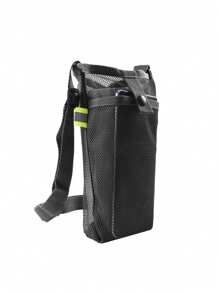 1pc Sports Water Bottle Mesh Bag With Phone Holder And Shoulder Strap, Adjustable, Portable Water Cup Protector, Universal Insulated Cup Cover For Outdoor Sports, Camping And Travel