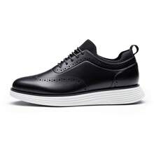 Men's Dress Sneakers Oxfords Casual Wingtip Brogue Shoes 2.0 - Đen và trắng - Xem 9