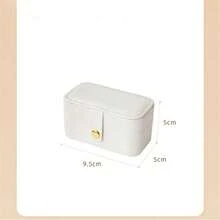 1pc New Portable Mini Jewelry Box, Travel Earrings, Rings, Small Jewelry Bags, Storage Box - New Portable Mini Jewelry Box - View 3