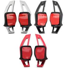 DSG Lenkradschaltwippen Verlängerung Schalthebelabdeckung für VW Golf 5 6 MK6 GTI R Jetta MK5 Passat B6 B7 CC Polo Sharan Tiguan Seat Leon
