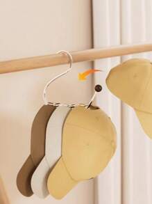 1pc Hat Storage Organizer, Hanging Rack For Dormitory Closet, Multifunctional Hat Display Holder For Baseball Caps