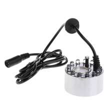 12 LED Ultrasonic Mist Maker With Light - Fogger For Water Fountain And Pond Decor