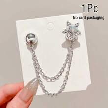 1/2/4/6 pièces Clips de chaîne magnétique pour jambe de pantalon, rallonge de pantalon réglable sans couper et support de revers, accessoires de manche anti-salissure unisexe