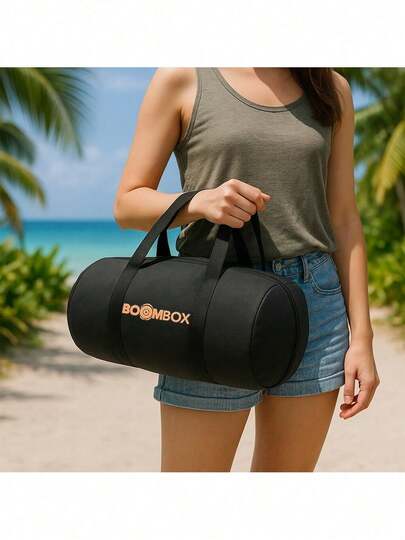 Case Para Caixa Tipo Boombox Som Potente C/ Alça Estilo Moderno Proteção Total