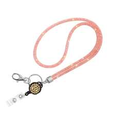 1pc Rhinestone Mesh Lanyard, Suitable For ID Card Badge Holder With Retractable Clip On Halter,School Supplies,Back To School - Multicolor - View 18