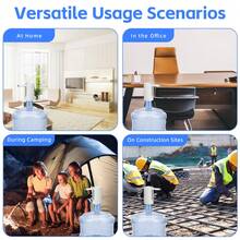 5加仑饮水机，USB Type-C 充电式自动水泵，便携式电动饮水机，适用于 2-5 加仑瓶装水