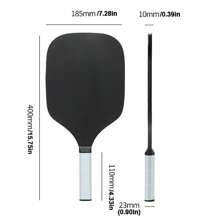 1 pezzo Racchetta da pickleball in plastica semplice e alla moda, disponibile, attrezzatura sportiva per pickleball