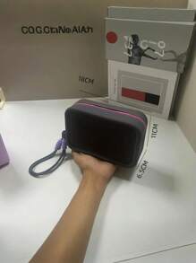 Nuevo neceser de silicona de gran capacidad, portátil, impermeable para viajes. Ideal para almacenar joyas, maquillaje, resistente a la presión y no deformable. También se puede usar como portapassaporte, cartera. Apropiado para salidas, hogar. Gran regalo para amigos, compañeros de clase, madres, novias.