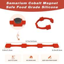 Nuovi foglietti magnetici di silicone per bloccare la sicurezza per friggitrice ad aria, fermagli per fissare la carta da forno del vassoio per friggitrice ad aria, dispositivi di fissaggio