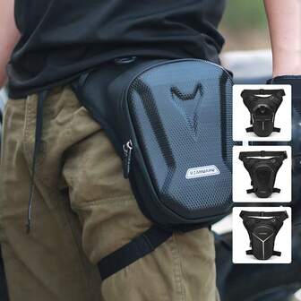 1 st midjeväska för motorcykelridning och vandring, lårväska, hållbar axelväska, bärseleväska för utomhussporter och resor, taktisk enaxlad axelväska, midjeväska, benremsväska för klättring, förvaringsficka