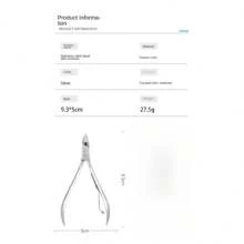 [Stainless Steel] Nail Scissors For Nail Salon Manicure Peeling Tool Push File Pliers Nail Groove Trimming