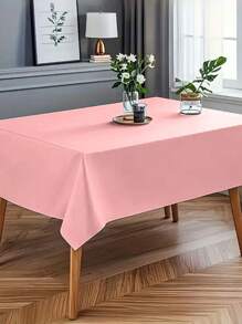 Solid Color Waterproof Oilproof Tablecloth For Birthday Party, Modern Style Dining Cloth, 4 Colors Table Cover Tablecloth Placemats Batch