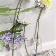 50/30/20/10/5pcs Flower Water Tubes 2.8 Inch Plastic Water Tubes For Flowers Floral Vials With Caps For Decoration Flower Arrangement Gifts Birthday Graduation