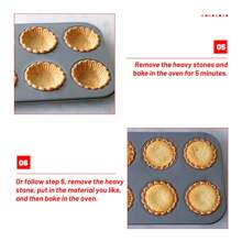 Sechs Link Backblech, Gebäckzubehör, Obstturm, klebriger Reiskuchenkuchen, Dim Sum Ofen, Haushaltsbackform Küchengebäckzubehör