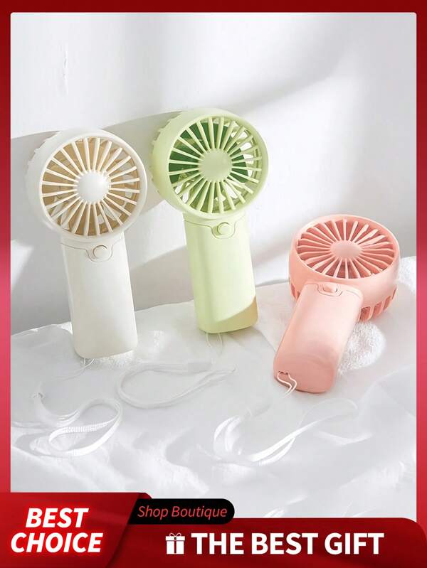 2pcs Mini Portable Fan, Lightweight Handheld Fan - Ideal For Office, Outdoor, Traveling And Camping - Stay Cool Anytime,Anywhere! - (Batteries Not Included),Christmas