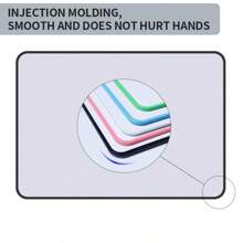 1 Pza Pizarra blanca de doble cara no magnética, pizarra blanca borrable y escribible, con bolígrafo, borrador, borde de 7 colores, tamaño A4 para dejar mensajes importantes en la oficina