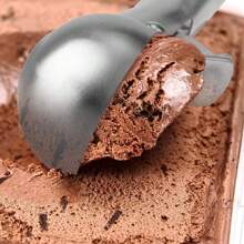 1pc Premium Ice Cream Scoop With Trigger Ice Cream Scooper Stainless Steel, Heavy Duty Metal Icecream Scoop Spoon Dishwasher Safe, Perfect For Frozen Yogurt, Gelatos, Sundaes ,Stainless Steel Ice Cream Scoop, Perfect For Frozen Yogurt, Multi-Functional Ice Cream Scoop