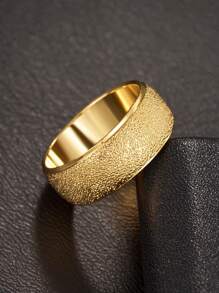 1 anel de aço inoxidável moderno, anel de casal unissex, adequado para casamento, festivais e uso diário