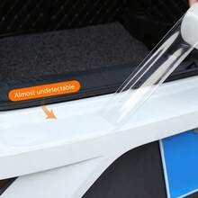1pc 50mm Transparent Car Door Protector Sticker Anti Scratch Tape Auto Trunk Sill Scuff Protector Film Door Edge Protective - one-size - View 5