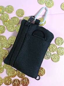 1pc Lucky Cat - Japanese Half Circle Mini Multifunctional Zipper Coin Purse Coin Purse Shell Small Cloth Bag Cute Girls Small Wallet Japanese Small Bag Coin Storage Bag ID Card Bag Storage Can Hold ID Card, Credit Card And Driver's License, It Is Also The Best Gift For Sisters, Friends, Girlfriends.