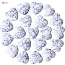 3/5/10 PCS Natural Crystal Heart Love Shaped Healing Stones Polished Rocks Cute Mini Palm Chakra Gemstones Reiki Energy Balancing Stones For Meditation Birthday Gifts 0.8 Inch(20mm) - Multicolor - View 18