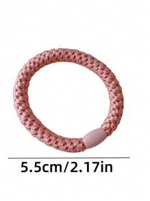 5/1 pezzo/Set Elastici per capelli a maglia intrecciata, elastici per capelli a maglia intrecciata di colore solido versatili e morbidi, fermacode per coda di cavallo durevole, accessori per capelli da donna, adatti per uso quotidiano, feste, lavoro, viaggi, bagno, regalo ideale per famiglia e amici Elastici per capelli, Fermacode per coda di cavallo, Elastici per capelli, Fasce per capelli in gomma, Scrunchies, Corda per capelli, Elastico per capelli