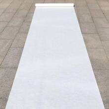 1 pieza Alfombra blanca de boda, alfombra roja, alfombra roja desechable para matrimonio, alfombra comercial para escenario, entrada de tienda, pasillo, decoración de fiesta de cumpleaños y vacaciones