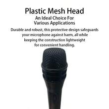 KSM8 Cardioid Microphone For Videoke Dynamic Plastic Wired Karaoke BBOX Recording Vocal Microphone For PC Stage Singing - Black - View 4