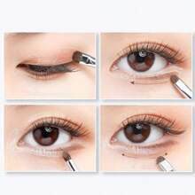 4pcs Eye Makeup Brush Set, Multi-Functional For Eyeliner, Eyeshadow, Highlighting