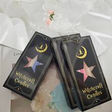 Mystic Glow 12-Color Candles Set | Multi-Color Combination Wax Candles For Festive Party & Home Decor, Black Starry Night Gift Box,Festive Party Ambiance Candles,Mystical Ceremony Candle,Suitable For Easter Day,Farther's Day,Mother's Day,Weddings,And Various Other Holidays,Dinner Table Decorations, Birthday Party,Romantic Candles,Men&Women Gift,Outdoor Picnic Emergency Lighting Candle - Multicolor - View 13