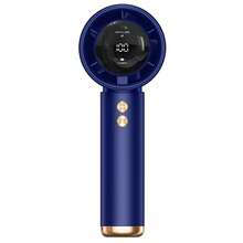 [可调节 USB 个人风扇] 可充电手持涡轮风扇 - 1800mAh 锂电池供电个人风扇，100 档可调，USB 充电便携式风扇，海滩室内外使用 - 彩色 - 查看 4