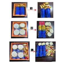 1 Stück Premium Geschenkbox mit klarem Fenster, Andenken Verpackungsbox für Geburtstagspräsente