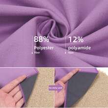 1 件双色（深灰色 + 紫色）露营毛巾，超强吸水速干超细纤维旅行毛巾，极其柔软紧凑速干沙滩巾，适合游泳、沙滩、健身、徒步旅行、瑜伽、旅行、背包旅行、手巾/健身毛巾/面巾/沙滩巾、沙滩必需品、沙滩配件、泳池浮板