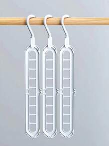 Expandable Folding 9-Holes Hanger, Storage Non-Slip Drying Clothes Rack Room Decor Home Decor Bed Room Decor Dress Pants Shoes Jeans Boots Skirt, Spring, Minimalist