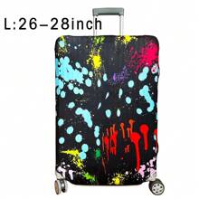 Luggage Cover Travel Case Cover For 18 To 32 Inch Luggage Protector Cases For Outdoor Travel Business Fashion Graphic Pattern For Men Women Travel Accessories Polyester Suitcase Elastic Dust Covers Student Back To School Stuff, Ideal For Outdoor And Holiday Travel, Luggage Protection|Vibrant Design|Elastic Fit, Luggage Travel Accessories